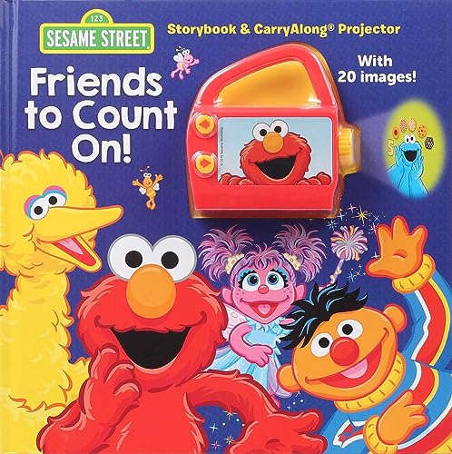 9780794441852: Sesame Street Friends to Count On! Storybook & Carryalong Projector