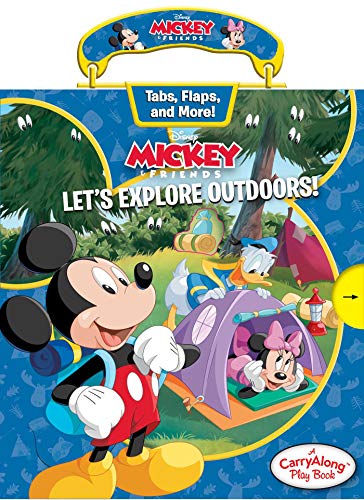 Stock image for Disney Mickey Mouse: Let's Explore Outdoors (Carry Along Play Book) for sale by Idaho Youth Ranch Books