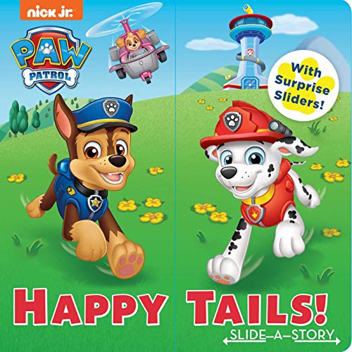 9780794443092: Happy Tails!: Slide-A-Story (Paw Patrol)