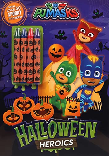 Stock image for PJ Masks: Halloween Heroics (Coloring & Activity with Crayons) for sale by Goodwill of Colorado