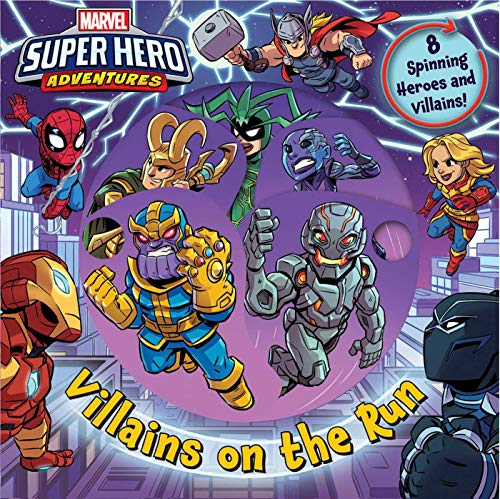 Stock image for Marvel Super Hero Adventures: Villains on the Run (Spin Arounds) for sale by ZBK Books