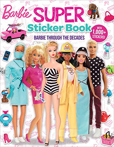 Imagen de archivo de Barbie: Super Sticker Book: Through the Decades (1001 Stickers) a la venta por Red's Corner LLC