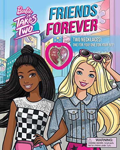 Imagen de archivo de Barbie: It Takes Two: Friends Forever: Book with 2 Necklaces! a la venta por BooksRun