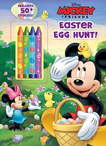 Stock image for Disney Mickey Mouse: Easter Egg Hunt! (Coloring & Activity with Crayons) for sale by Books Unplugged