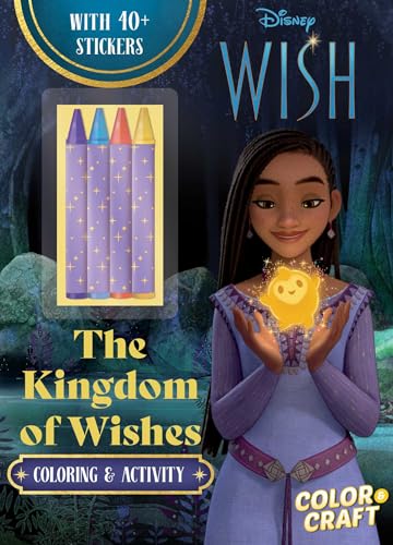 Imagen de archivo de Disney Wish: The Kingdom of Wishes Color and Craft (Paperback) a la venta por Grand Eagle Retail