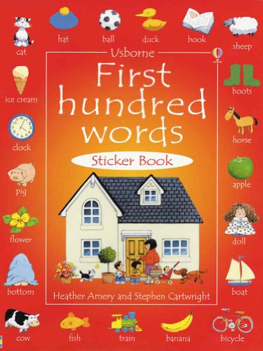 9780794501907: First Hundred Words in English Sticker Book