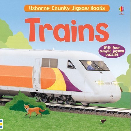 Beispielbild fr Trains Chunky Jigsaw Book zum Verkauf von ThriftBooks-Dallas