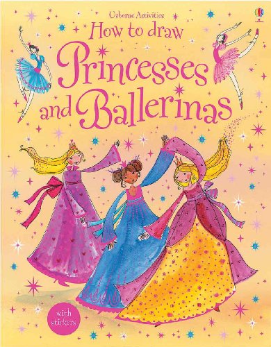 9780794509569: How to Draw Ballerinas and Princesses (Usborne Activities)
