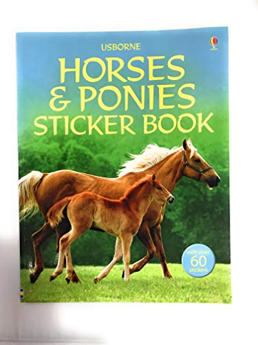 Stock image for Horses and Ponies Sticker Book (Spotter's Guides Sticker Books) for sale by HPB-Emerald