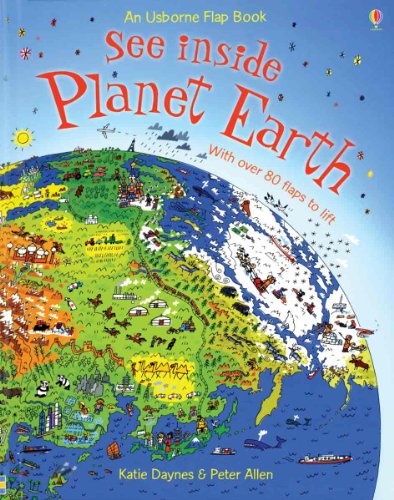 Imagen de archivo de See Inside Planet Earth (Usborne Flap Book) a la venta por HPB Inc.