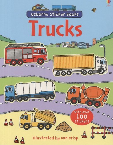 9780794521110: Trucks (Usborne Sticker Books)