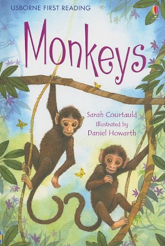 Beispielbild fr Monkeys (Usborne First Reading Level 3) zum Verkauf von Once Upon A Time Books