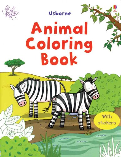 Imagen de archivo de Animal Coloring Book [With Sticker(s)] (Sticker Coloring Books) a la venta por medimops