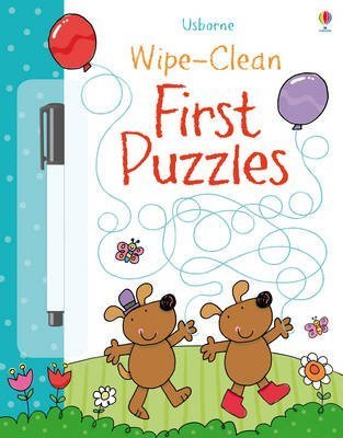 Stock image for Wipe-Clean First Puzzles (Usborne Wipe-Clean) for sale by HPB Inc.