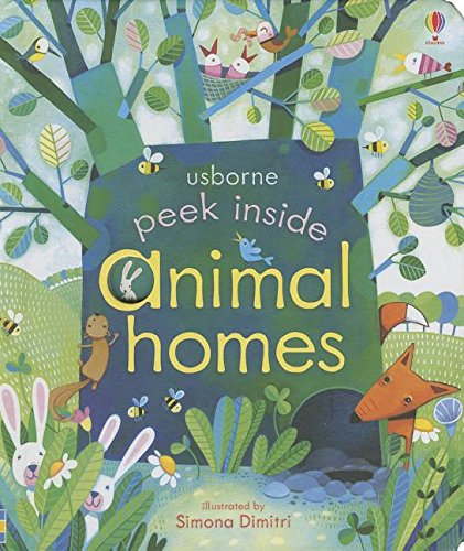 Stock image for Peek Inside Animal Homes (Board Book) for sale by Gulf Coast Books