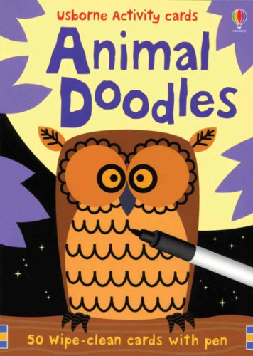 9780794527952: Animal Doodles [With Pens/Pencils] (Usborne Activity Cards)