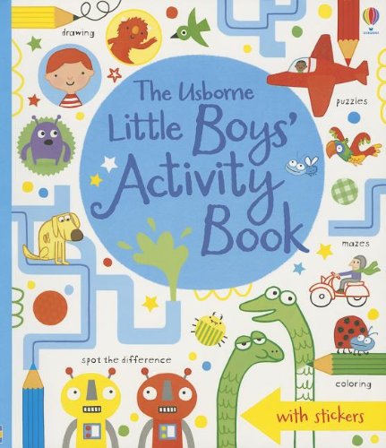 Beispielbild fr The Usborne Little Boys' Activity Book zum Verkauf von HPB-Ruby