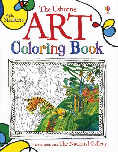 Stock image for The Usborne Art Coloring Book (Coloring Books) for sale by Wonder Book