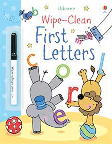 Imagen de archivo de Wipe-Clean First Letters (Usborne Wipe-Clean Books) a la venta por SecondSale