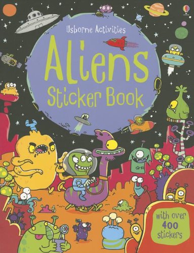 Imagen de archivo de Aliens Sticker Book (Usborne Sticker Activity Book) a la venta por HPB-Ruby