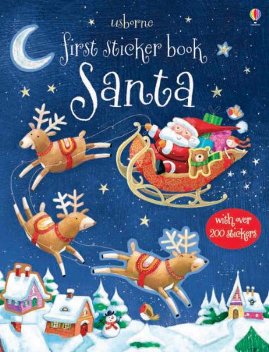 9780794531300: Usborne First Sticker Book: Santa