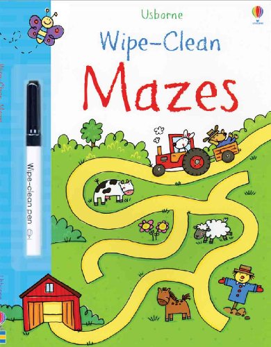 Imagen de archivo de Wipe-Clean Mazes (Wipe-Clean Books) a la venta por SecondSale