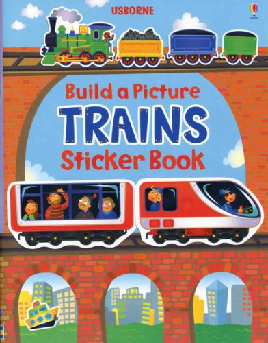 Stock image for Build a Picture Sticker Trains for sale by ThriftBooks-Atlanta