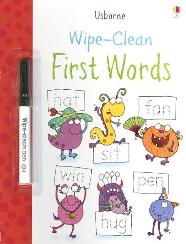 Stock image for Wipe-Clean First Words (Usborne Wipe-Clean Books) for sale by Orion Tech