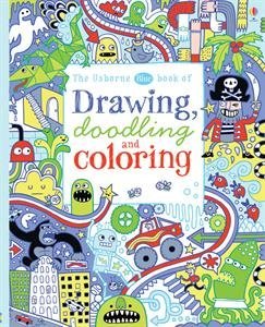 Beispielbild fr Usborne Blue Book of Drawing Doodling and Coloring by James MacLaine (2015-06-01) zum Verkauf von Half Price Books Inc.