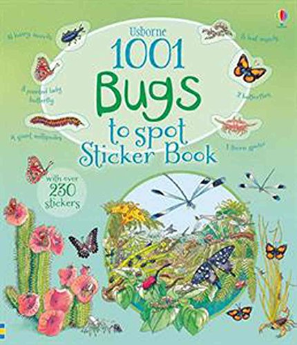 

Usborne Books 1001 Bugs to Spot Sticker Book