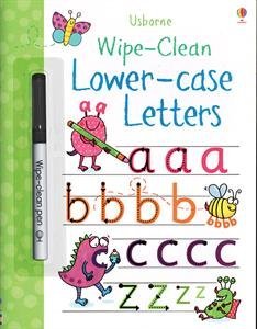Imagen de archivo de Wipe-Clean Lower-Case Letters (Usborne Wipe-Clean Books) a la venta por BooksRun