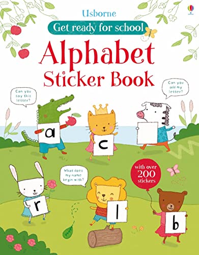 Beispielbild fr Get Ready for School Alphabet Sticker Book zum Verkauf von SecondSale