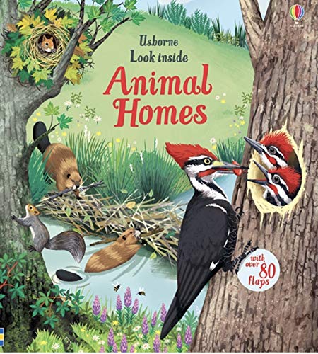 Beispielbild fr Usborne Look Inside Animal Homes zum Verkauf von Seattle Goodwill