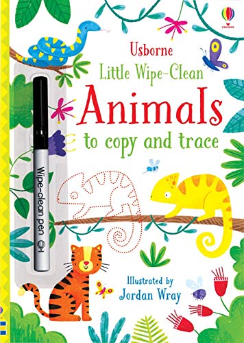 Imagen de archivo de Little Wipe-Clean Animals to Copy and Trace a la venta por Off The Shelf