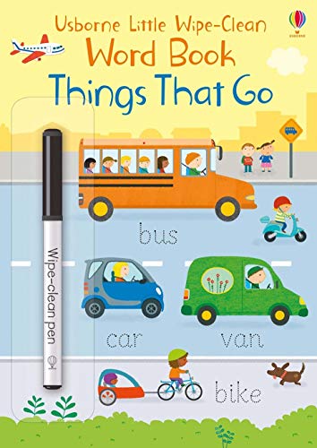 Stock image for Little Wipe-Clean Word Book: Things That Go (IR) for sale by HPB-Diamond