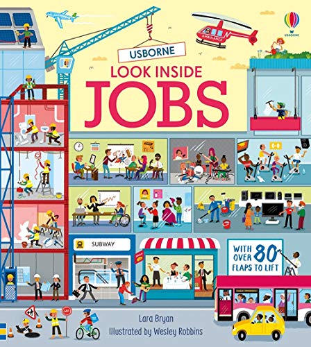 Beispielbild fr Usborne Look Inside Jobs zum Verkauf von Half Price Books Inc.