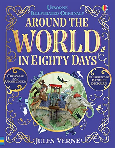 9780794549008: Around the World in Eighty Days Hardcover Jerome, Verne, Jules Martin