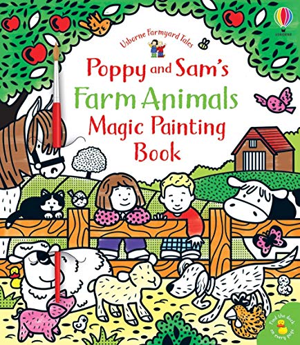 9780794550011: Poppy and Sam's Farm Animals (Magic Painting Book)