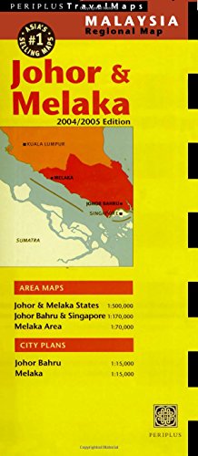 Imagen de archivo de Johor & Melaka Travel Map 1st Edition (Malaysia Regional Maps) a la venta por The Book Cellar, LLC