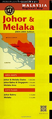 9780794600273: Johor Bahru and Malacca (Periplus Maps)