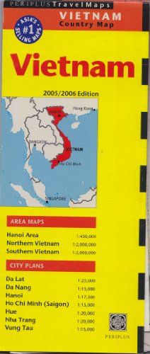 Vietnam Travel Map: 2005/2006 Edition (Periplus Travel Maps)