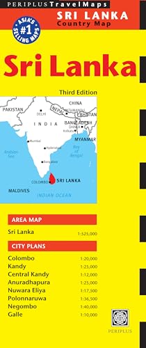 Beispielbild fr Sri Lanka Travel Map Third Edition zum Verkauf von Buchpark