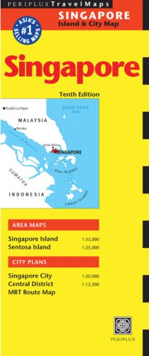 Beispielbild fr Singapore Travel Map Tenth Edition (Periplus Travel Maps) zum Verkauf von Half Price Books Inc.