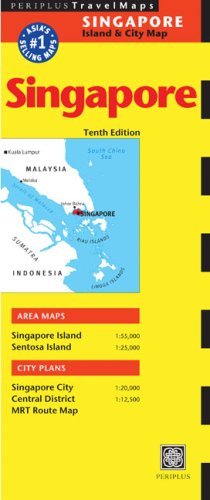 Stock image for Singapore Travel Map Tenth Edition (Periplus Travel Maps) for sale by Half Price Books Inc.