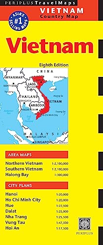 9780794607494: Vietnam Travel Map Eighth Edition (Periplus Travel Maps Country Map)