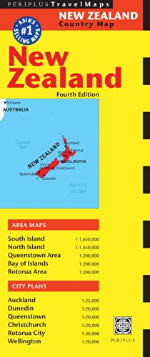 9780794607708: Periplus Travel Map New Zealand [Lingua Inglese]