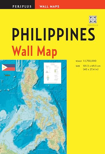 

Philippines Wall Map Second Edition: Scale: 1:1,750,000; Unfolds to 40 x 27.5 inches (101.5 x 70 cm) (Periplus Wall Maps)