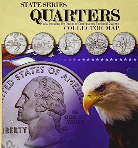 Imagen de archivo de State Series Quarters Collector Map: Also Including the District of Columbia and Territorial Quarters a la venta por Books-FYI, Inc.