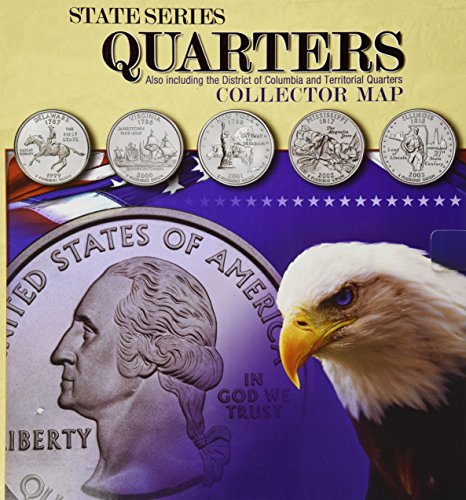 Stock image for State Series Quarters Collector Map: Also Including the District of Columbia and Territorial Quarters for sale by Books-FYI, Inc.