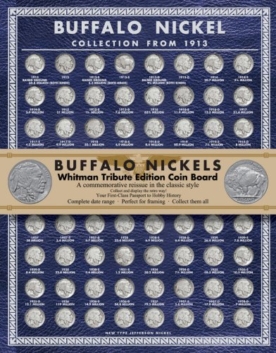 Buffalo Nickels Tribute Board (Whitman Tribute Edition Coin Boards) (9780794824167) by Whitman Publishing